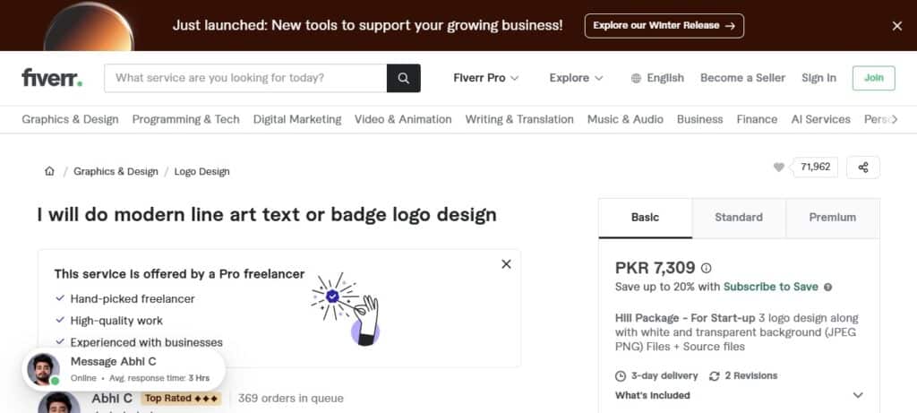 Fiverr Logo Maker: Best for Budget-Friendly Custom Logos